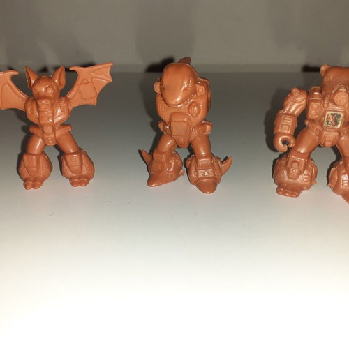 Teratomachoi Hasbro figures used, set of three with missing parts