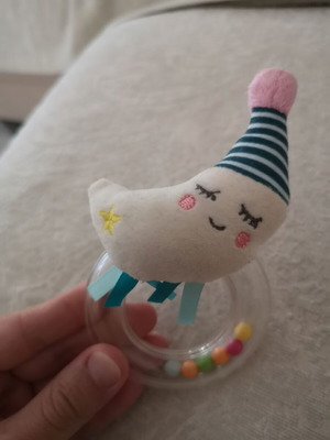 Taf Toys Mini Moon κουδουνίστρα σαν καινούργιο για νεογέννητα
