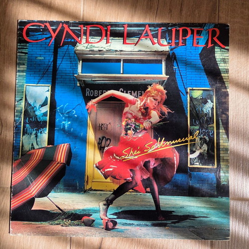 Cyndi Lauper She's So Unusual LP used, pop