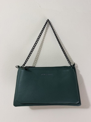 Pierre Cardin dark green crossbody bag, new