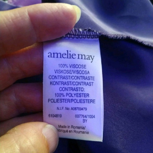 Y2K Vintage Asymmetric Tank Top Size L like new, purple