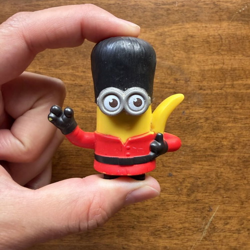 McDonald’s Happy Meal Minions Royal Guard figure used 2019
