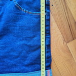 Denim shorts like new, blue, sizes S and M