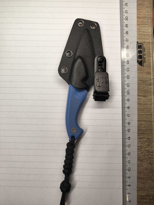 Tosahwi Kiridashi 14C28N μαχαίρι σταθερής λεπίδας με θήκη Kydex και κορδόνι paracord