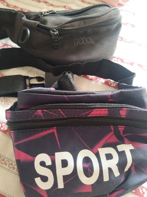 Waist bags Polo black used, with broken zipper, pack