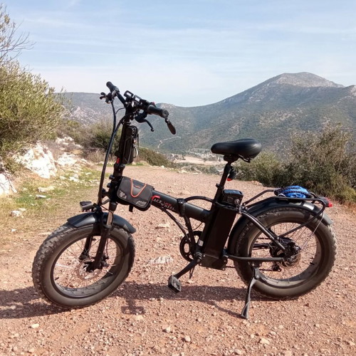 ACE WEELS Fat Bike Folding Electric Bicycle 48v with Accessories