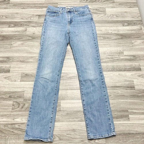 Levis 724 High Rise Slim Straight Jeans new, light blue, W29/L31