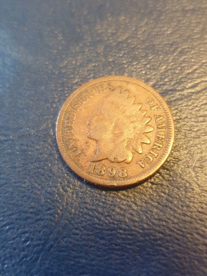 1898 Indian head copper cent μεταχειρισμένο