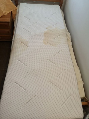 Golden T10 Wellpur Jysk mattress topper used 80 x 200