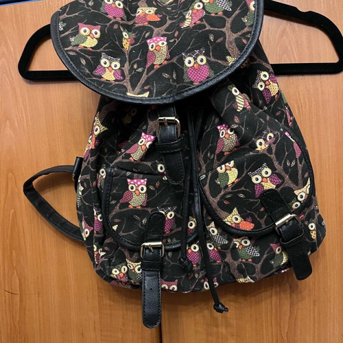 Multicolor backpack bag like new