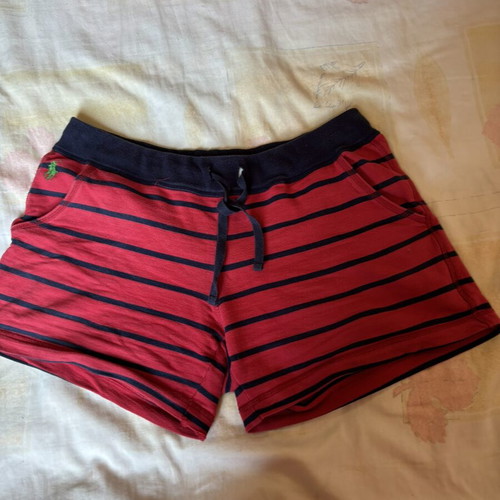 Polo Ralph Lauren women's striped shorts size M like new, red and navy