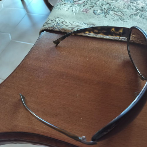 Ray-Ban RB 3350 shield sunglasses, brown gradient lenses