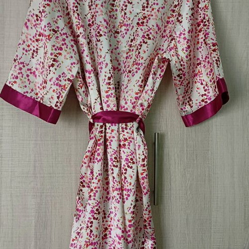 Women's kimono robe new in fuchsia color