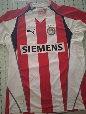Olympiacos Rivaldo Puma football jersey, medium