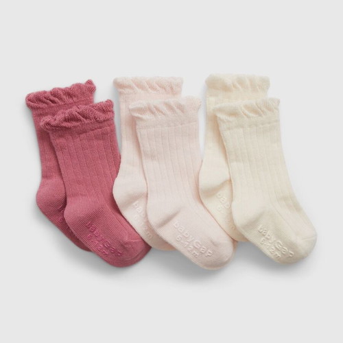 GAP BABY SOCKS 3 PACK BRAND NAME CLOTHING ACCESSORIES INFANT