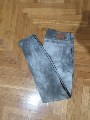 Drykorn Tie Dye women's low rise grey jeans new size S/M