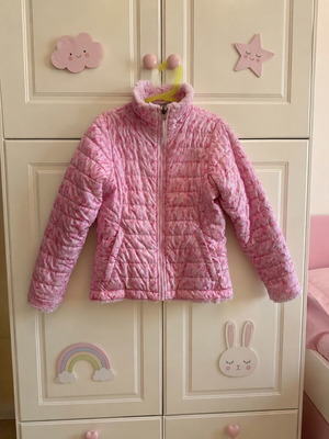 The North Face reversible girls' jacket, pink, size S (7/8)
