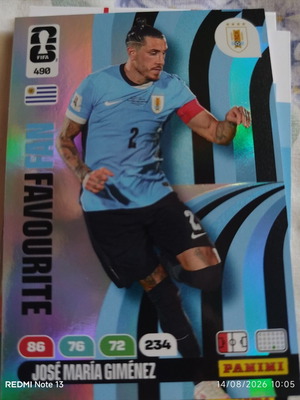Panini Adrenalyn XL FIFA World Cup 2026 sticker No490
