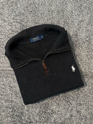 Polo Ralph Lauren Quarter Zip men's size Large black like new