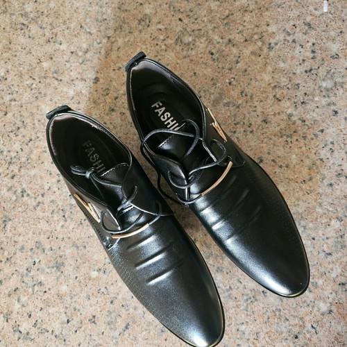 Men's dress shoes scarponia new, black, size 43, formal