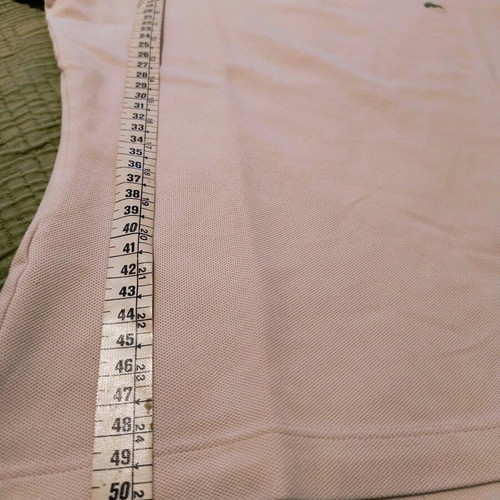 Lacoste pique women's shirt used, soft pink