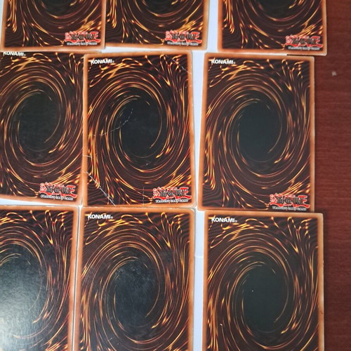 Yugioh cards used