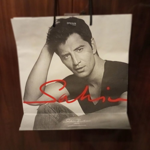 Sakis Rouvas Collectible Paper Bag like new, Sprider Stores 2010