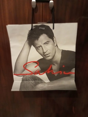 Sakis Rouvas Collectible Paper Bag like new, Sprider Stores 2010