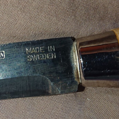 Mora Swedish Mini Knife with Leather Sheath, Vintage