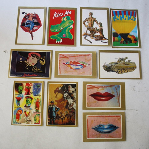 Euro Stickers and empty envelopes from 1980 decade, new