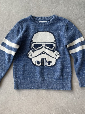 Gap Star Wars Cotton Knit Sweater for Boys 5 Years Like New