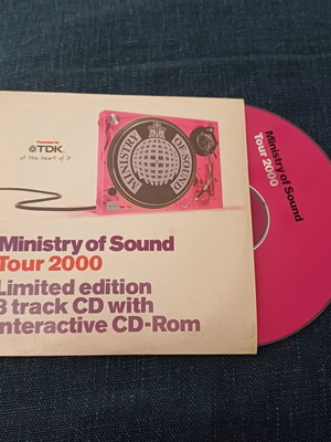 Ministry of Sound Tour 2000 CD limited edition σαν καινούργιο με διαδραστικό CD-ROM