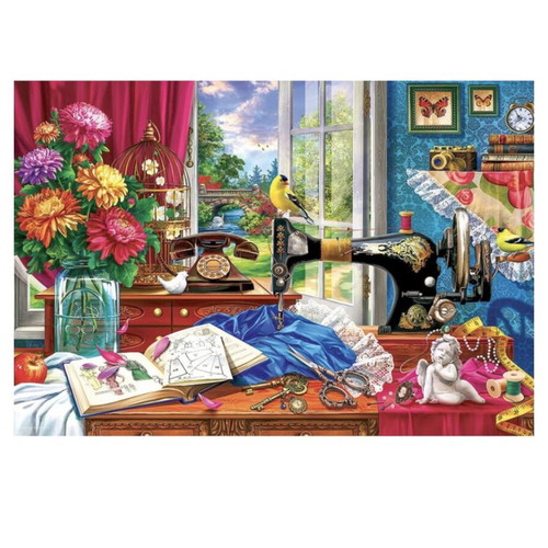 Eurographics Sewing Memories Puzzle 550 Pieces like new