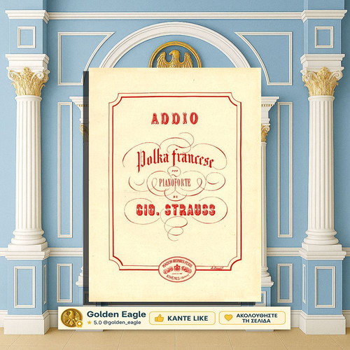 Addio (Polka Francese) piano sheet music used