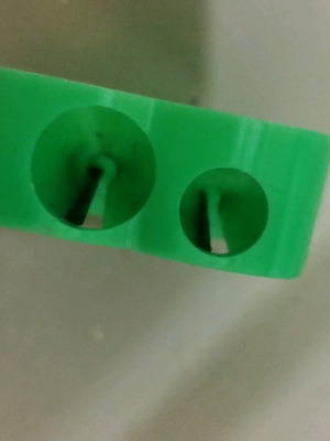 Pencil sharpener like new, green