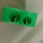Pencil sharpener like new, green