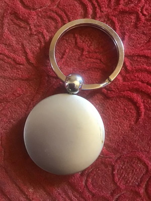 Silver keychain