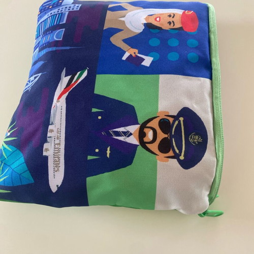 Emirates kids backpack like new, foldable