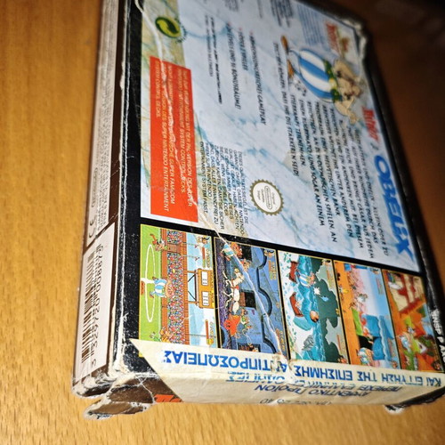 Asterix & Obelix SNES game used, original PAL cartridge with box