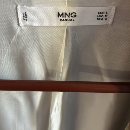 Mango beige khaki jacket size L new, lined