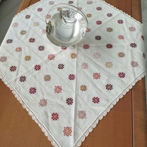 Collectible handmade embroidery set 4 pieces 1960s like new