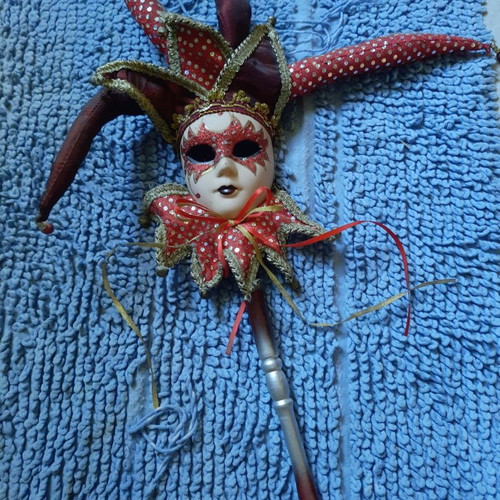 Decorative mask for wall or table