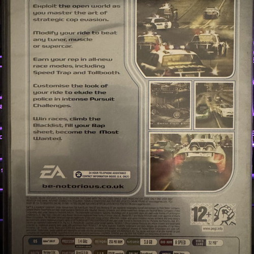 Need for Speed Most Wanted PC game EA Classics like new