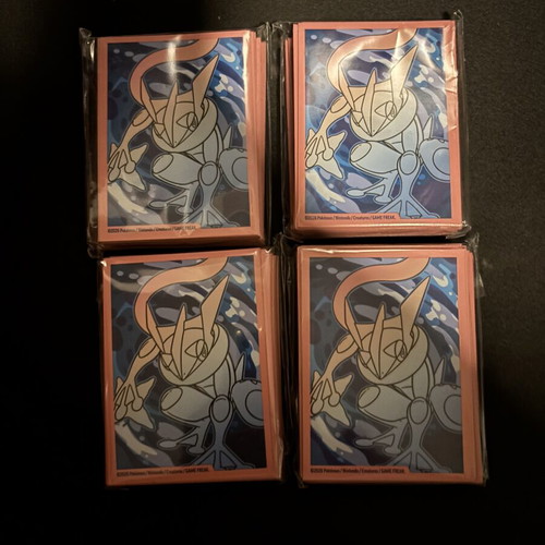 Pokemon Chaos Rising card sleeves, 4 sealed packs