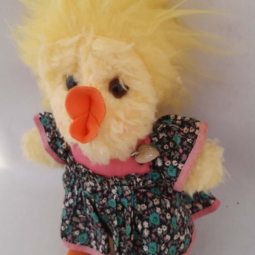 El Greco 1980s plush chick and duck set used