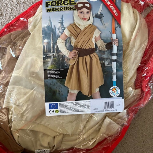 Carnival warrior costume used, size No12, without sword