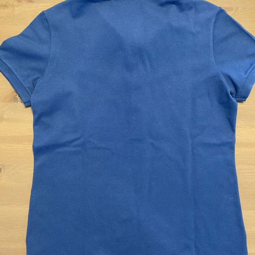 Lacoste polo shirt used, blue, size L