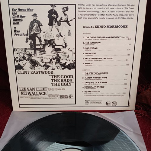 The Good, The Bad & The Ugly soundtrack LP like new, classical