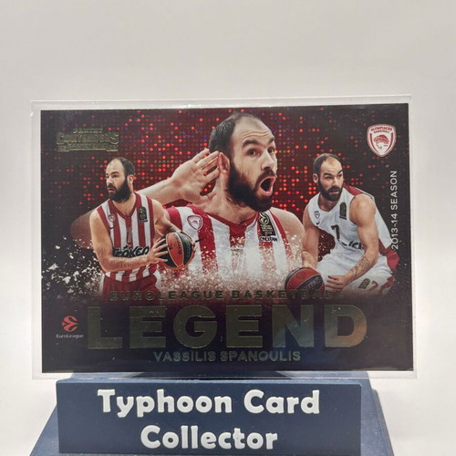 2025-26 Panini Contenders Euroleague Vassilis Spanoulis Legend card