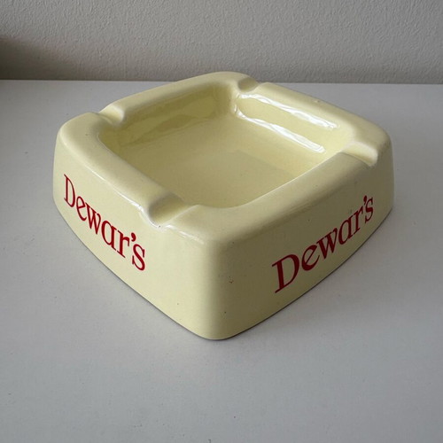 Dewar’s vintage ceramic ashtray like new